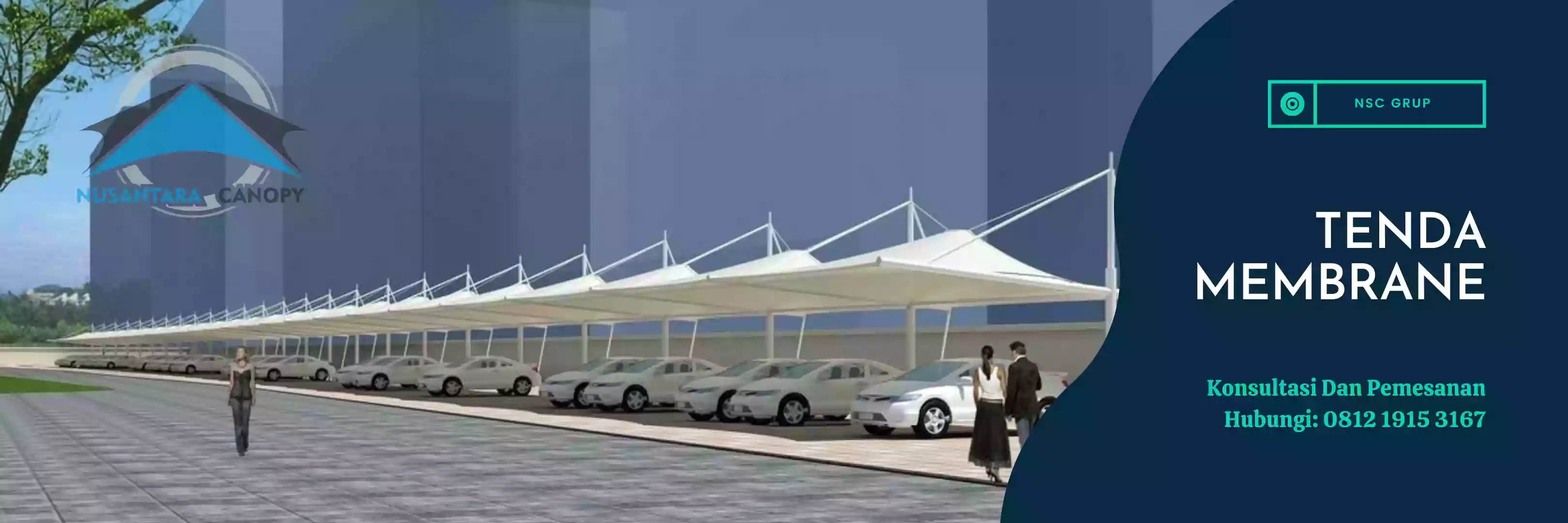 Jasa Kanopi Kaca Elegan oleh Nusantara Canopy Indonesia