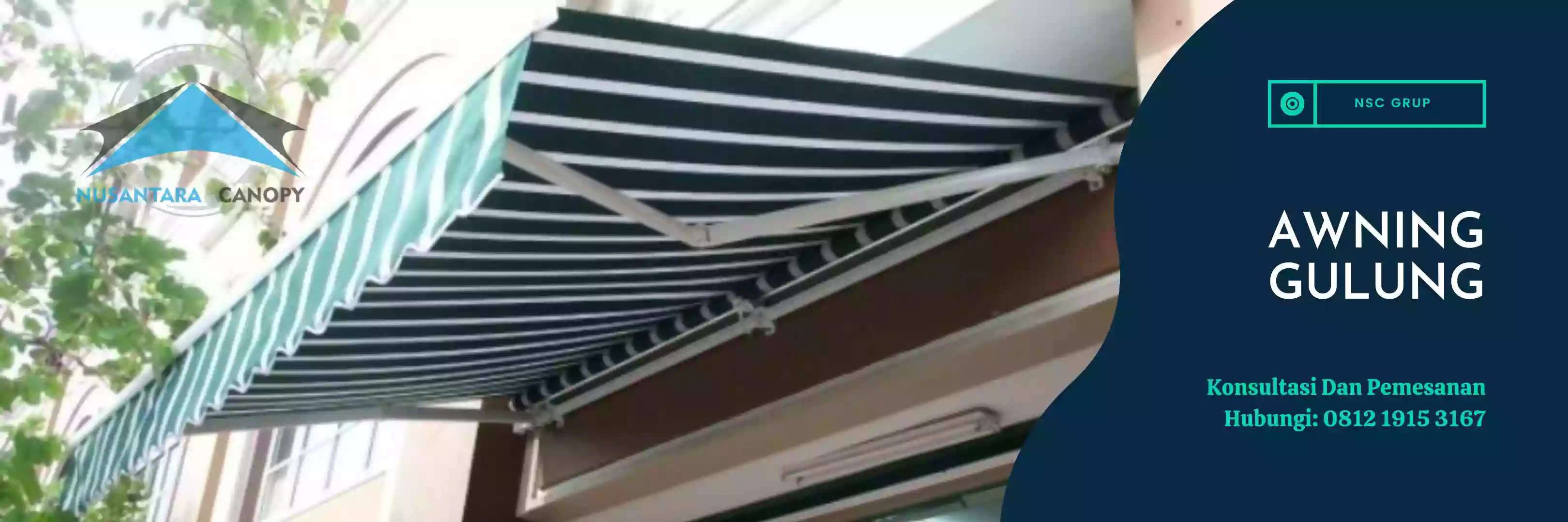 Portofolio Proyek Nusantara Canopy - Hasil Proyek Kanopi Kain, Tenda Membrane, Awning Gulung, Kanopi Kaca