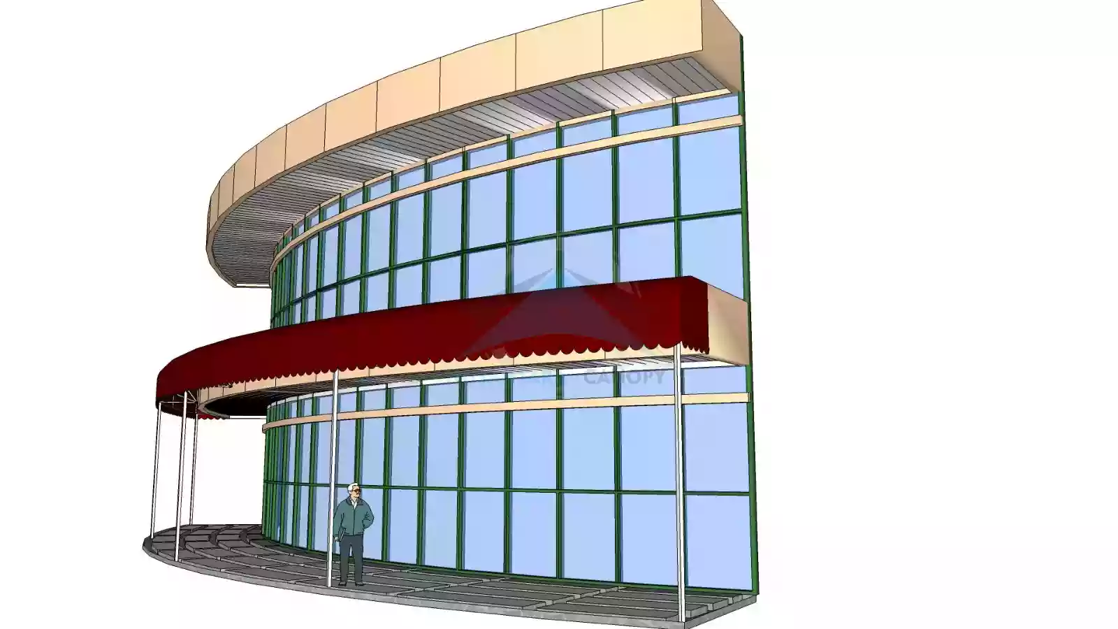 Kanopi kain carport modern